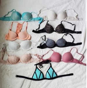 Assorted Victoria's Secret and Aerie Bras